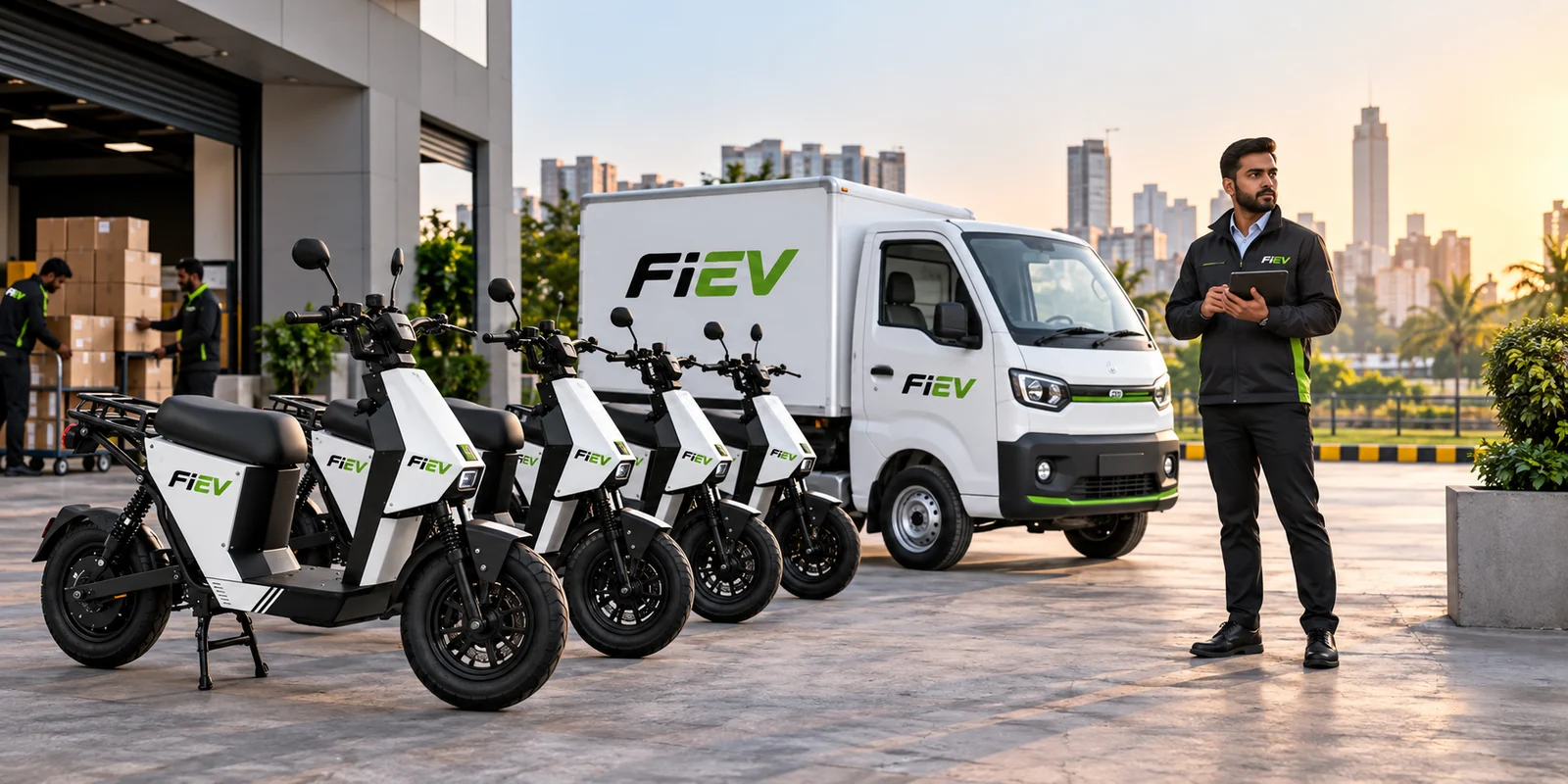 FiEV electric fleet ready for last-mile work